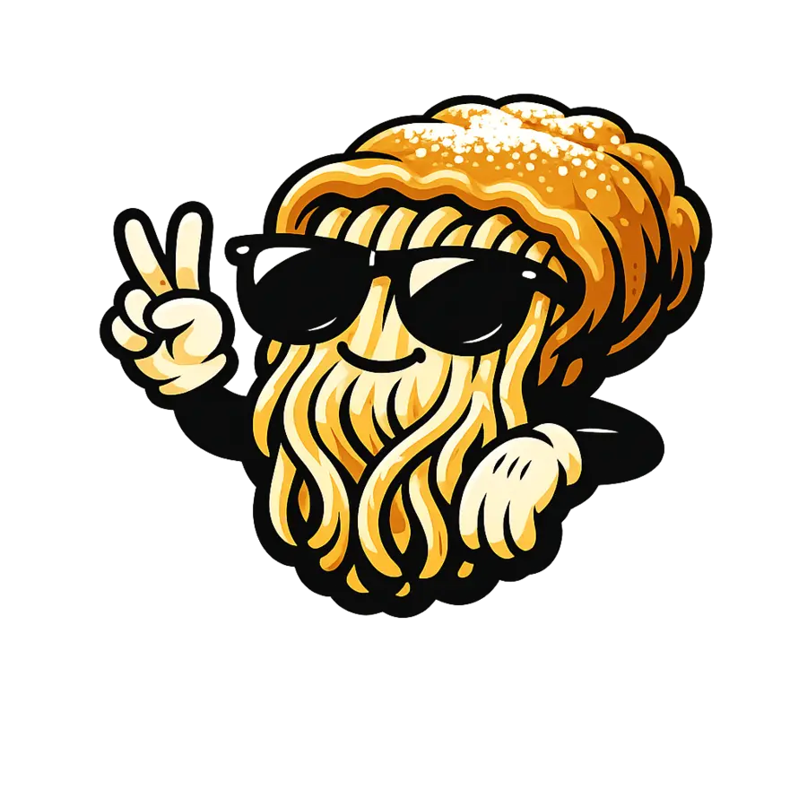 Noodle Stroodle mascot