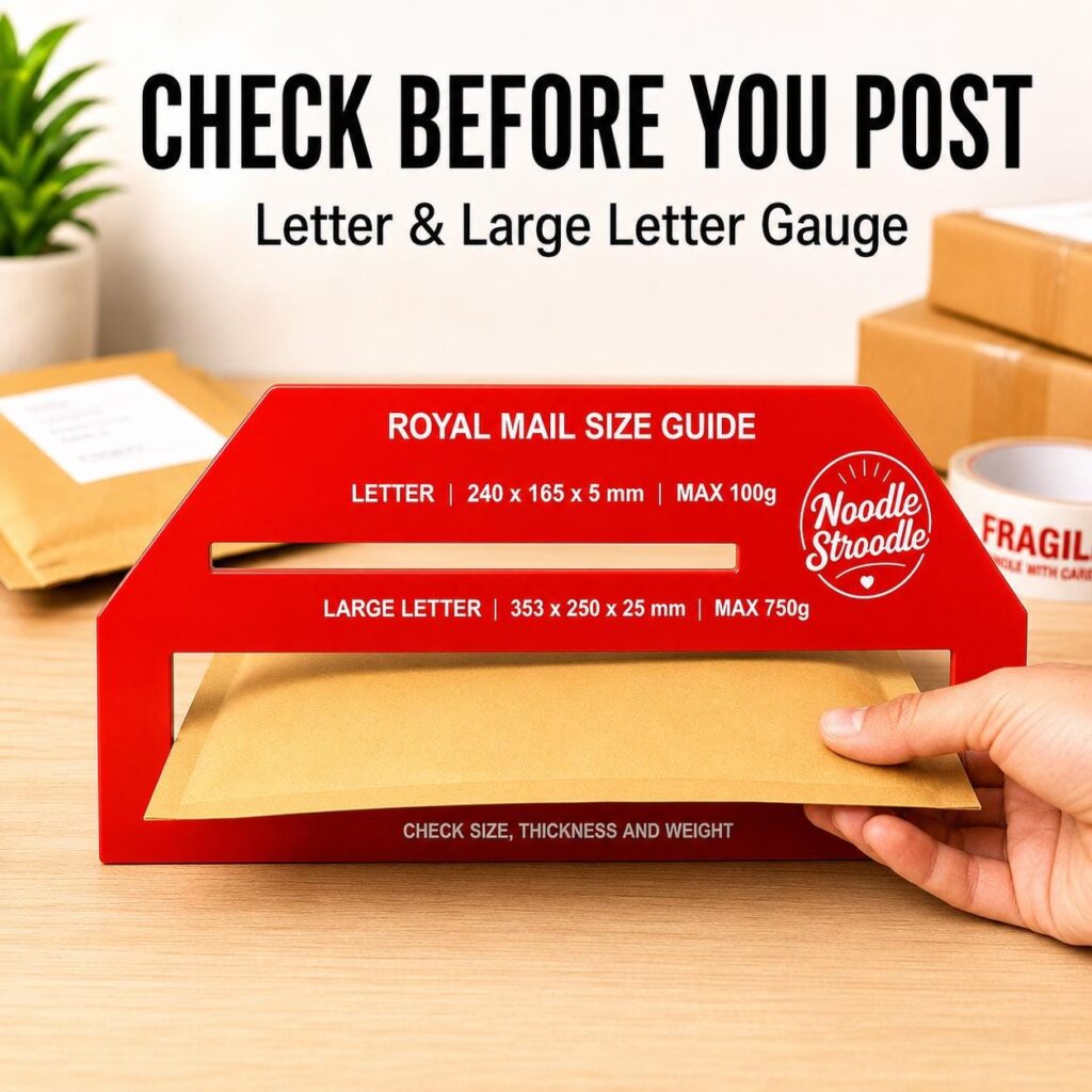 Royal Mail Size Guide PPI | Letter, Large Letter Postage Template Ruler