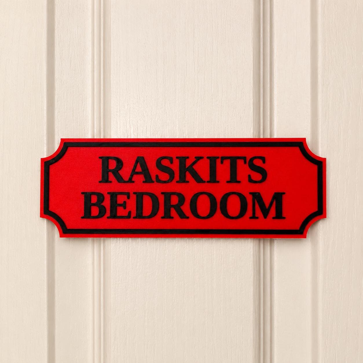 Personalised Door Sign – Custom 3D Printed Bedroom Name Plaque, 200 x 70 mm - Image 3