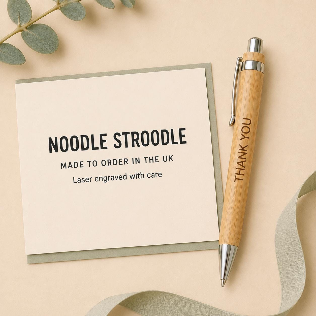 Personalised Bamboo Pen, Engraved Birthday Gift, Funny Milestone Pen for Him or Her - Image 10