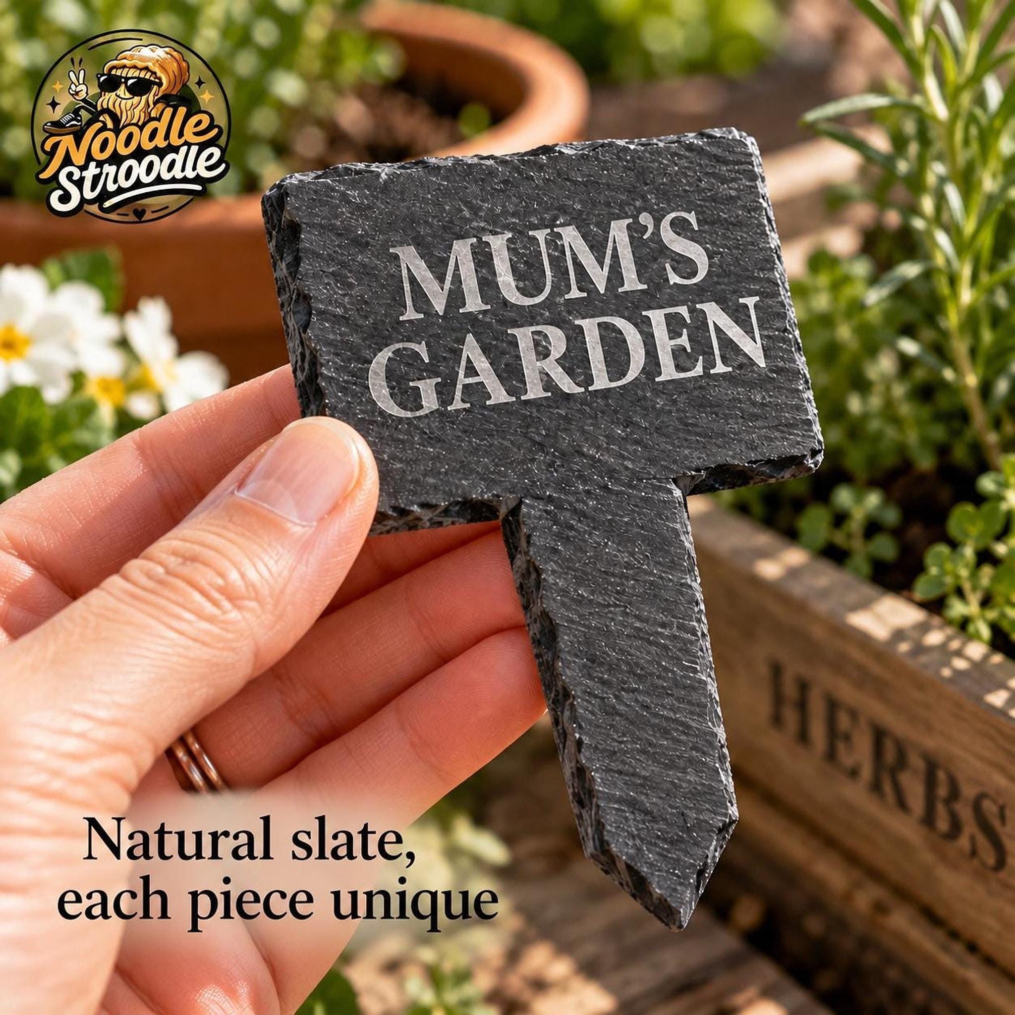Personalised Slate Plant Markers, Custom Garden Labels, Engraved Herb Vegetable Allotment Stakes, Any Text - Image 6