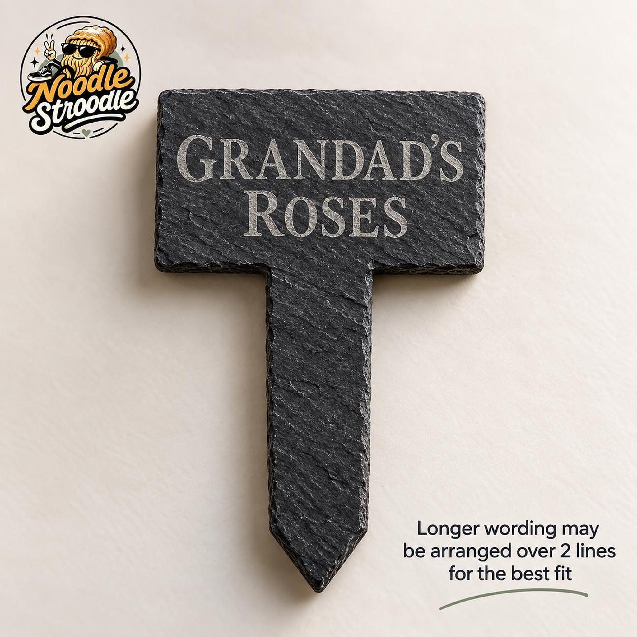 Personalised Slate Plant Markers, Custom Garden Labels, Engraved Herb Vegetable Allotment Stakes, Any Text - Image 8